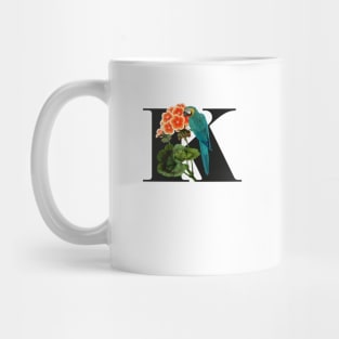 Botanical Alphabet K Mug